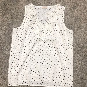 Loft polka dot tank
